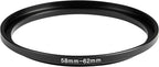 58-62mm Metal Step-Up/Down Ring Adapter Compatible - Image 2