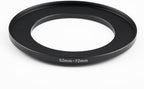 52mm to 72mm Step-Up Ring Filter Adapter, Metal Ring Step-Up Rings Adapter - Image 2