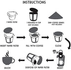 Pro Mael Disposable K Cup Filters, Coffee Filter Paper - Image 9