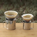 Cabilock Foldable Stainless Steel Coffee Filter Dripper Portable Cone Funnel - Image 8