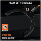 HORUSDY 12" Adjustable Oil Filter Pliers, Adjustable Oil Filter Wrench Removal - Image 4