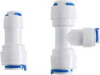 3/8-inch x 1/4-inch 6 pcs T and 6 pcs I Tube Quick Push in Connector - Image 2