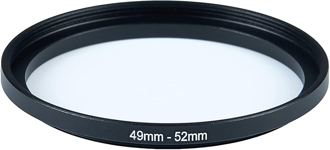 49mm Lens to 52mm Camera Lens Adapter 49mm to 52mm Step Up Ring Adapter Ring - Image 2