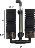 AQUANEAT Air Driven Sponge Filter, Quiet Aquarium Filter - Image 2