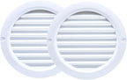 VENTS-US - 4" White Round Plastic Vent Cover - Compatible with 4 Inch Diameter - Image 7
