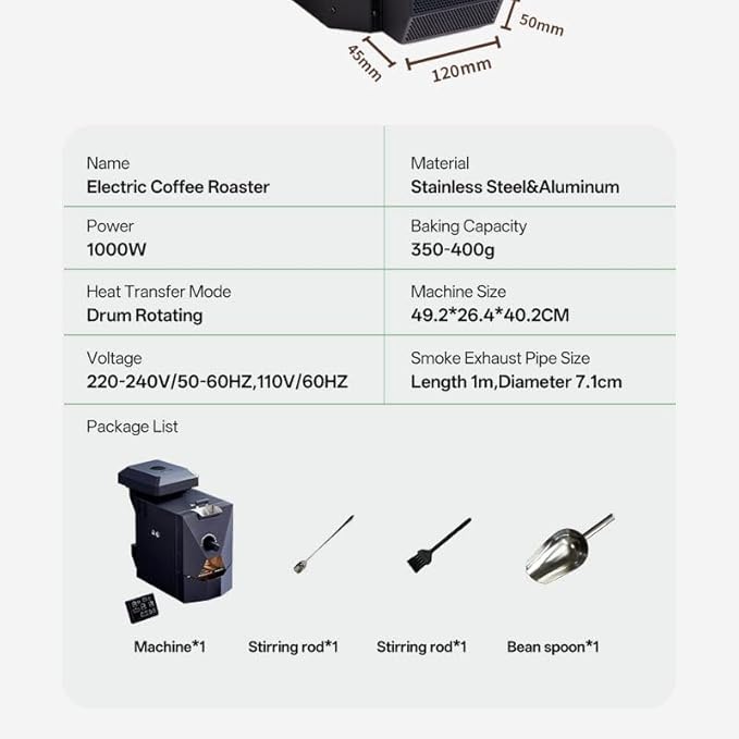 RE-1 Electric Coffee Bean Roaster - Image 9