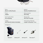 RE-1 Electric Coffee Bean Roaster - Image 9