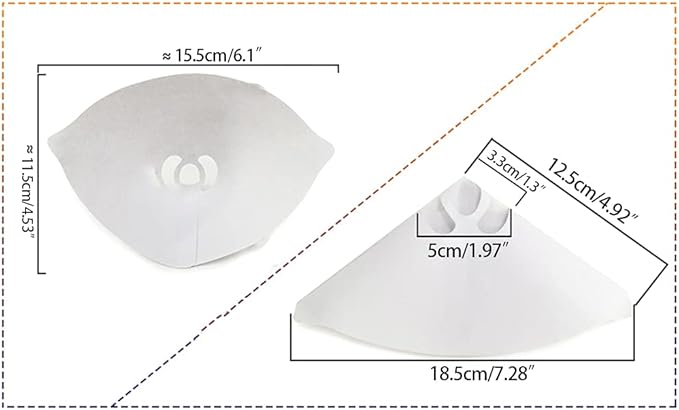 50Pieces 3D Printer Filter Resin Filter White Paper Cup 3D Printer Thicker - Image 5