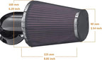Motorcycle Air Cleaner Filter Waterproof Brreather Rain Sock Black Protective - Image 3