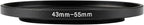 43-55mm Metal Step-Up Ring Adapter Compatible - Image 2