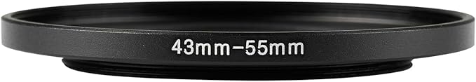 43-55mm Metal Step-Up Ring Adapter Compatible - Image 2