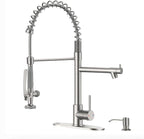 Fapully Commercial Pull Down Kitchen Sink Faucet by Fapully