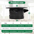 Soffit Vents 8 Inch, Round Exhaust Air Vent Cover - Image 2
