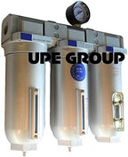 HEAVY DUTY INDUSTRIAL 3 STAGE COMPRESSED AIR CLEANER MOISTURE TRAP, COALESCING - Image 2