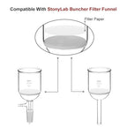 StonyLab Quantitative Filter Paper Circles, 46mm Diameter Cellulose Filter Paper - Image 2
