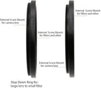 Metal Step Up Ring, 95mm to 105mm 95-105mm Step Rings 2 Pieces Step-Up Lens - Image 7