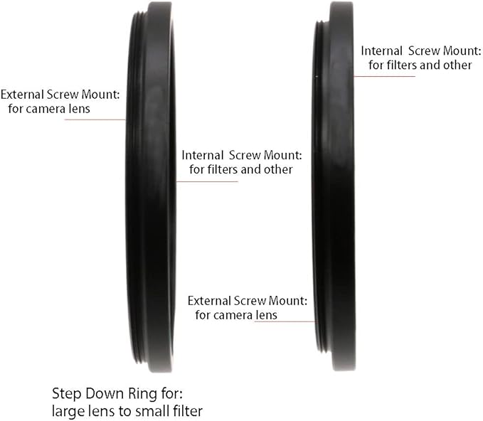 95 to 77mm Metal Step Rings, 95mm to 77mm Step Down Ring Filter Ring Adapter - Image 5