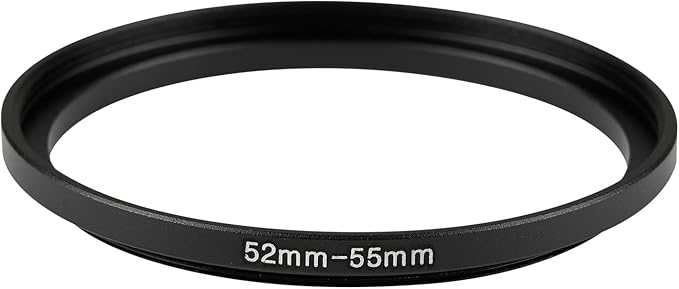 52-55mm Metal Step-Up/Down Ring Adapter Compatible - Image 3