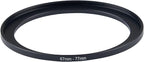67mm Lens to 77mm Camera Lens Adapter 67mm to 77mm Step Up Ring Adapter Ring - Image 2