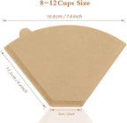 Coffee Filter #4, Cone Coffee Filter 8-12 Cups, Disposable Coffee Filters Paper - Image 3