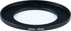 43mm to 62mm Step-Up Ring Filter Adapter - Image 2