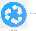 Zerodeko 12pcs Garbage Sorting Stickers - Image 4