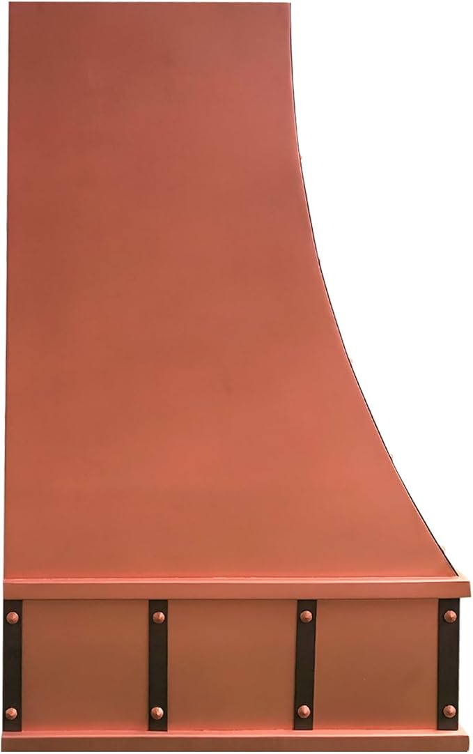 CT Copper Tailor Sloped Copper Vent Hood Island Mount, 610 CFM Exhaust Fan - Image 4