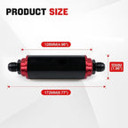 BARTOO Universal 50MM 100 Micron Inline Fuel Filter - Image 6