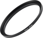 62mm to 67mm Step-up Adapter Rings Filter Adapter Black Metal Step Down Filter by Unknown