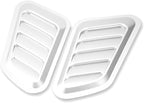 2Pcs ABS Car Air Flow Intake Hood Scoop Vent Bonnet Cover Universal DIY - Image 5