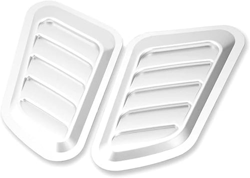 2Pcs ABS Car Air Flow Intake Hood Scoop Vent Bonnet Cover Universal DIY by Unknown