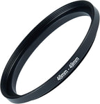 46mm to 49mm Step-up Adapter Rings Filter Adapter Black Metal Step Down Filter by Unknown