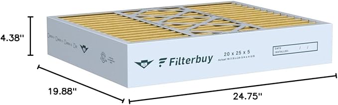 Filterbuy 20x25x5 Air Filter MERV 11 Superior Pet & Allergy Defense, Pleated - Image 10
