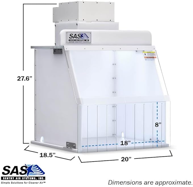 18” Portable Clean Room – Laminar Flow Hood - Image 2