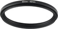 55mm to 49mm Step-up Adapter Rings Filter Adapter Black Metal Step Down Filter by Unknown