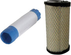RAParts Inner & Outer Air Filter Set Fits John Deere Models: F735 X495 X595 by ReliableAftermarketParts