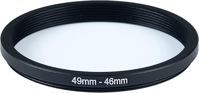 49mm to 46mm Step-Down Ring Filter Adapter - Image 2