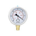 30 inHg Vacuum Silicone Oil Liquid Filled Low Pressure Gauge, 2.5" Dial Size by BPSSDI