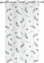 Leaf Outdoor Curtains for Patio Summer Jugal Leaves Pastoral Plant Waterproof - Image 9