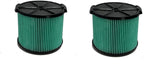 2 PACK yamoutai VF3600 HEPA Material Pleated Paper Wet/Dry Vac Replacement by yamoutai