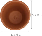 5pcs Red Terracotta Succulent Pots - Image 2