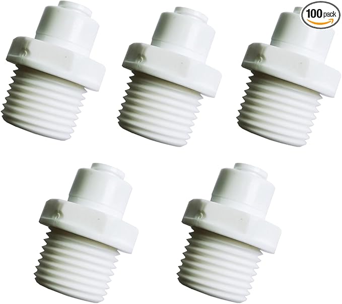 YZM 1/2" Male Thread x 1/4" OD tube Quick Connector fittings Water Purifiers by YZMSZ