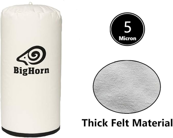 Big Horn 11768 20 Inch Dia 5 Micron Dust Filter Bag 20 Inch x 32 Inch Long - Image 3