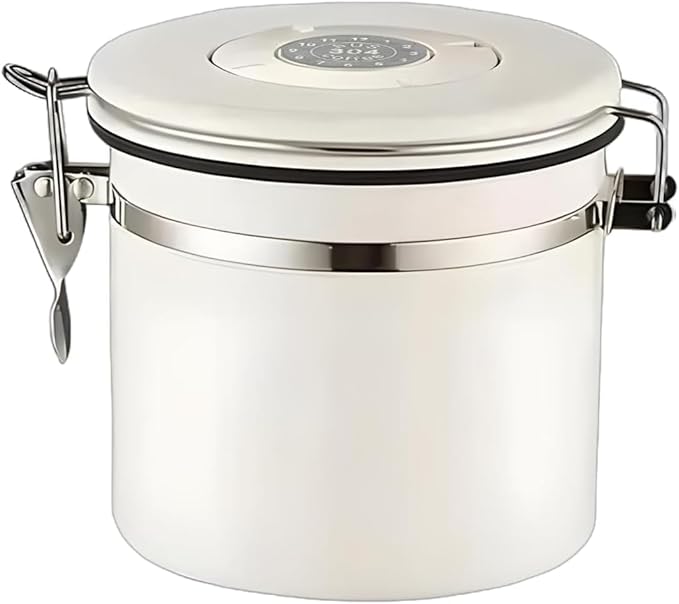 MEGAWISE Coffee Canister Stainless Steel – 1.2L Coffee Storage Container by MEGAWISE