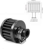 MUGE RACING 2Pcs Air Filter Cold Air Intake Filter Breather 12mm Valve Cover - Image 6