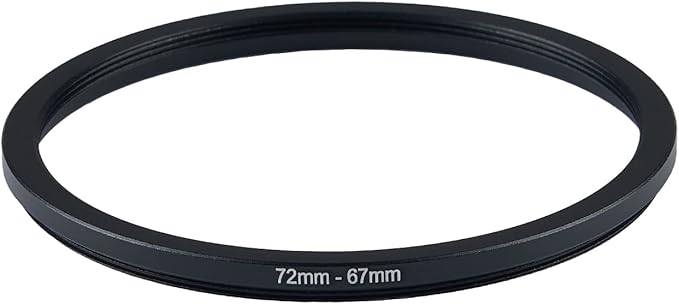 72mm Lens to 67mm Camera Lens Adapter 72mm to 67mm Step Down Ring Adapter Ring - Image 2