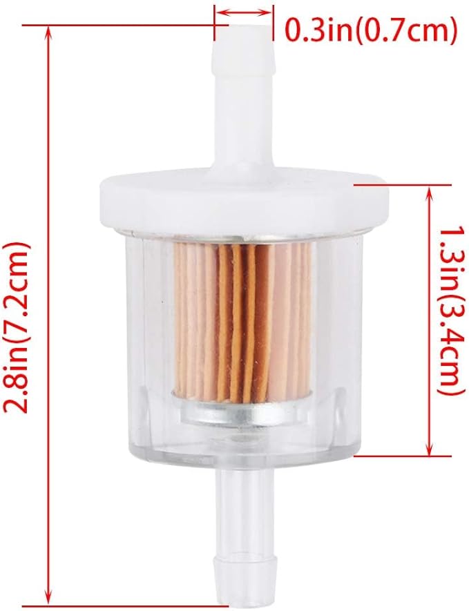 Tvent 1/4" Fuel Filter 691035 493629 - Image 2