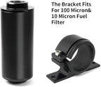 BARTOO 50mm Fuel Filter Mounting Bracket, Fuel Pump Clamp Holder - Image 4