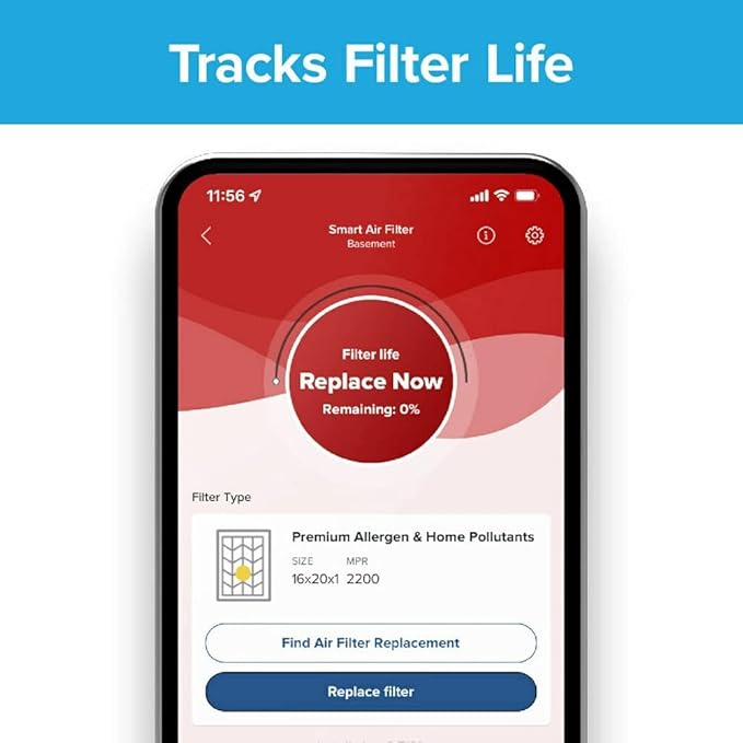 Filtrete 14x14x1 AC Furnace SMART Air Filter, MERV 12, MPR 1500, Track Filter - Image 6