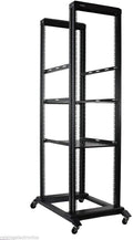 Raising Electronics Server Rack Open Frame 4 Post 19 inch Adjustable by RAISINGELECTRONICS